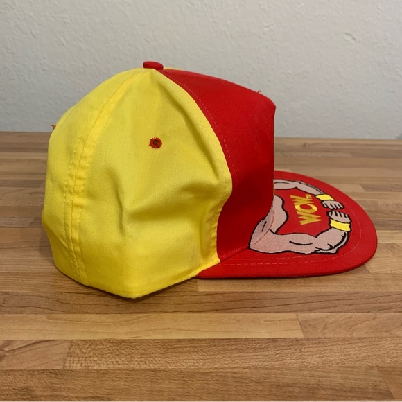 Vintage WCW World Championship Wrestling Hulk Hogan Embroidered Hat Snap Back - Picture 6 of 7